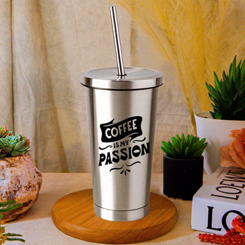 Chillaao -  CoffeeIs My Passion  Steel Tumbler