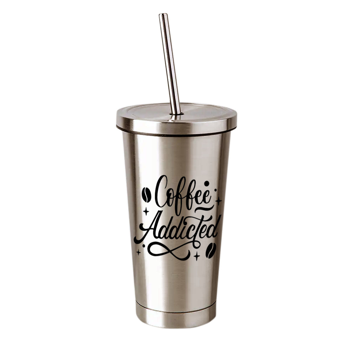 Chillaao -  Coffee Adicted  Steel Tumbler