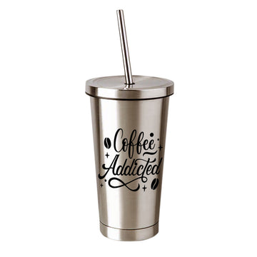 Chillaao -  Coffee Adicted  Steel Tumbler