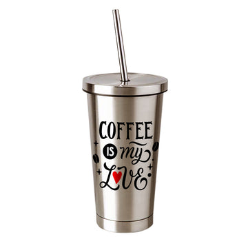 Chillaao -  Coffee Is My Love  Steel Tumbler