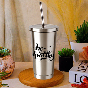 Chillaao -   Be Healthy  Steel Tumbler