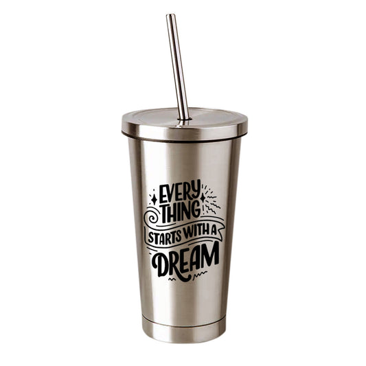Chillaao -  Everything Starts With Dream  Steel Tumbler