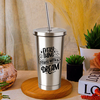 Chillaao -  Everything Starts With Dream  Steel Tumbler