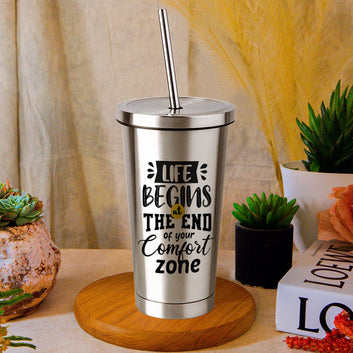 Chillaao -  Life Begins At The End  Steel Tumbler