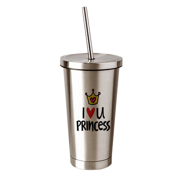 Chillaao -  I Love You Princess  Steel Tumbler