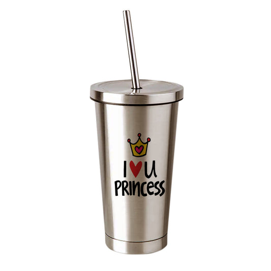 Chillaao -  I Love You Princess  Steel Tumbler