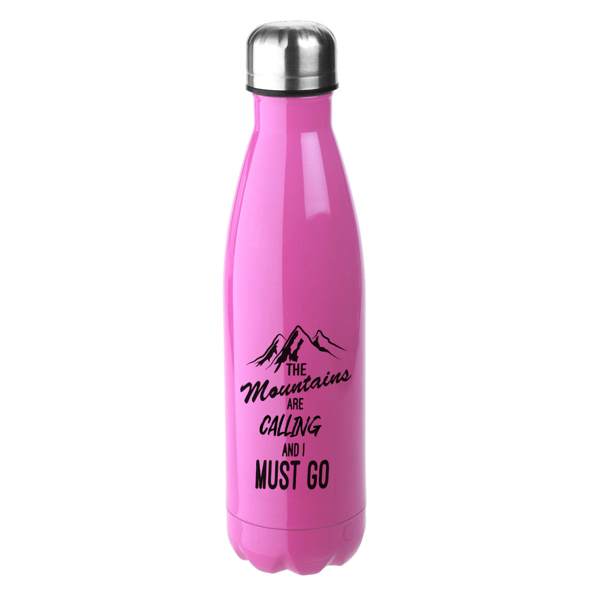 Mountains Are Calling Pink Cola Bottle 500ml