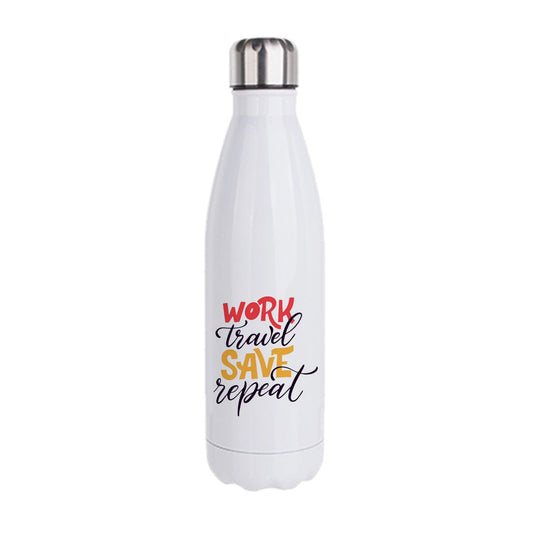 Work Travel Save Repeat - Cola Bottle