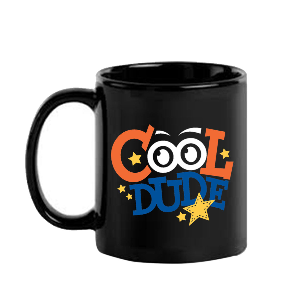 Cool Dude Black Mug