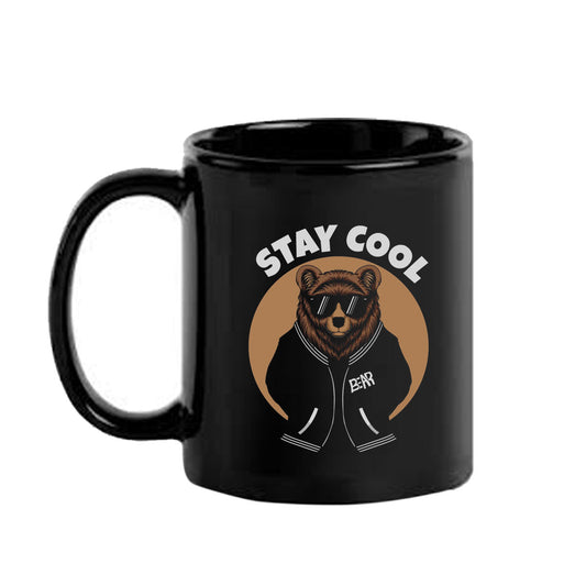 Stay Cool Black Mug