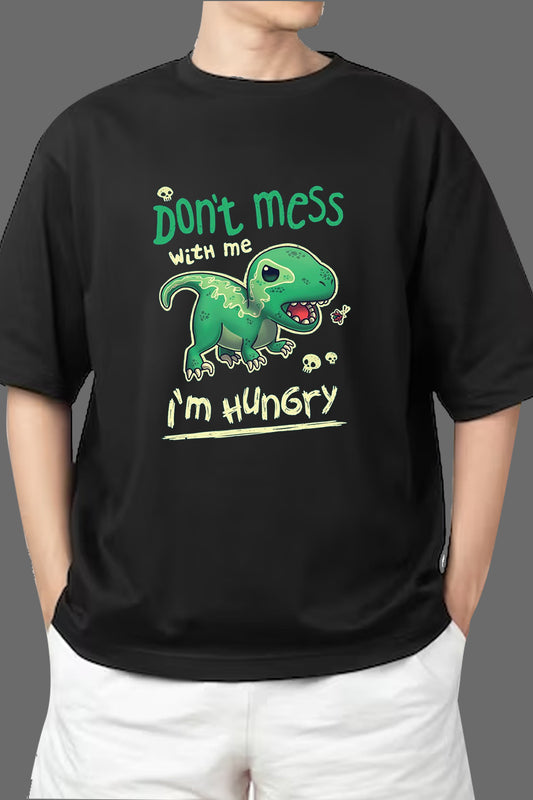 Chillaao Don't Mess With Me Oversize T- Shirt