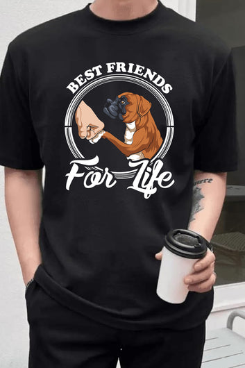 Chillaao Best Friend for A Life Oversize T- Shirt