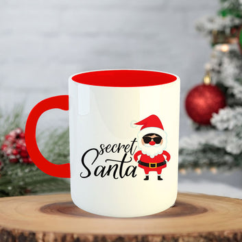 Chillaao Secret Santa  Coffee Mug With Coaster