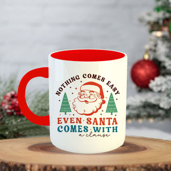 Chillaao Nothing Comes Easy Coffee Mug With Coaster