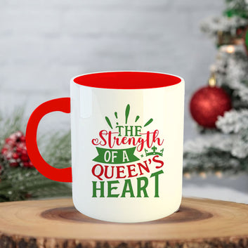 Chillaao The Strange Of Queen Heart Coffee Mug With Coaster