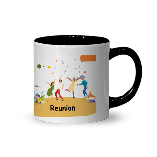 Reunion Inner Color Black Tea Mug 180ml