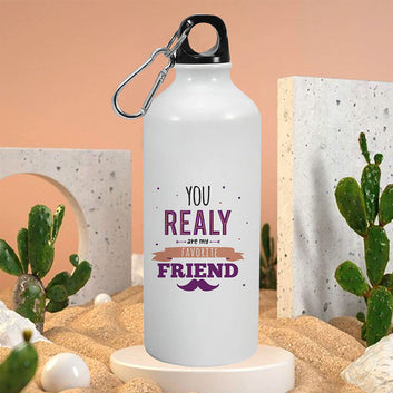 Chillaao You Really Are my favorite friend Aluminum Bottle