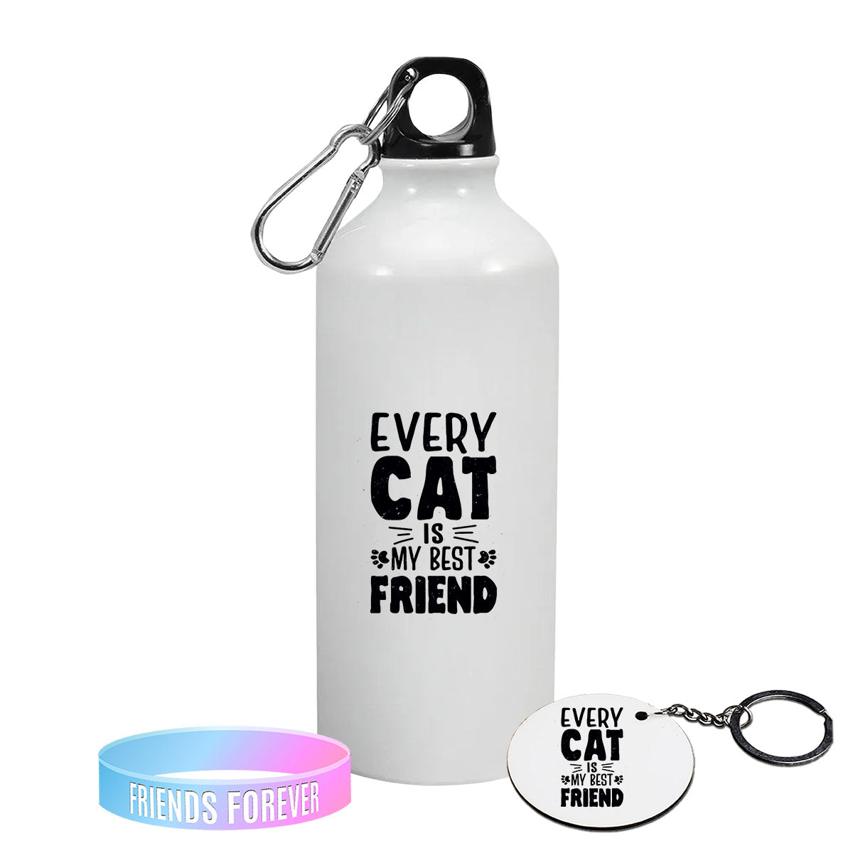 Chillaao Every Cat Is my Best Friends Aluminum Bottle