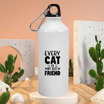 Chillaao Every Cat Is my Best Friends Aluminum Bottle