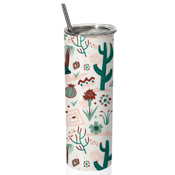 Chillaao desert cactus  skinny tumblers