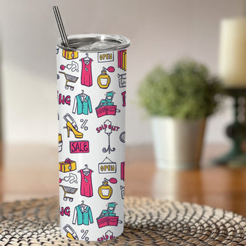 Chillaao fashion and clothes accessories skinny tumblers