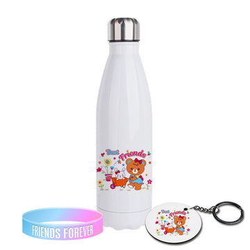 Chillaao  Best Friends Steel Bottle