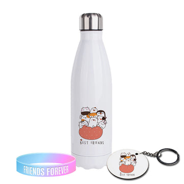 Chillaao Best Friends Steel Bottle