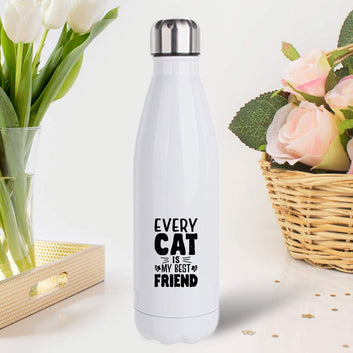 Chillaao Every Cat Is my Best Friends Steel Bottle