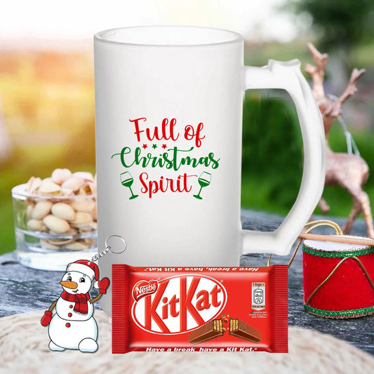 ChillaaoFull of Christmas spirit  Beer Mug