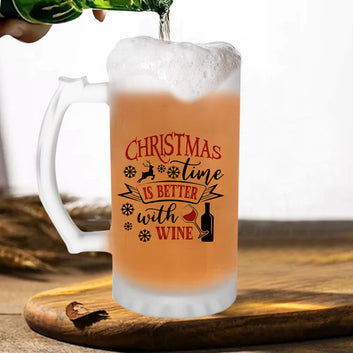 Chillaao  Christmas time is better with Beer Mug