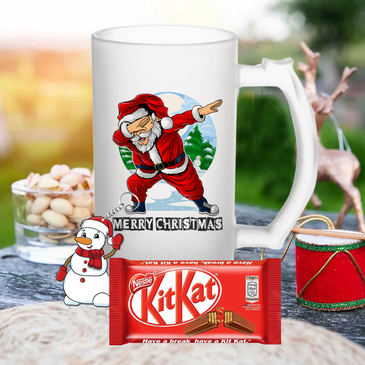 Chillaao Merry Christmas Beer Mug