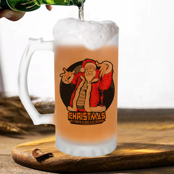 Chillaao Christmas Dj Santa Beer Mug