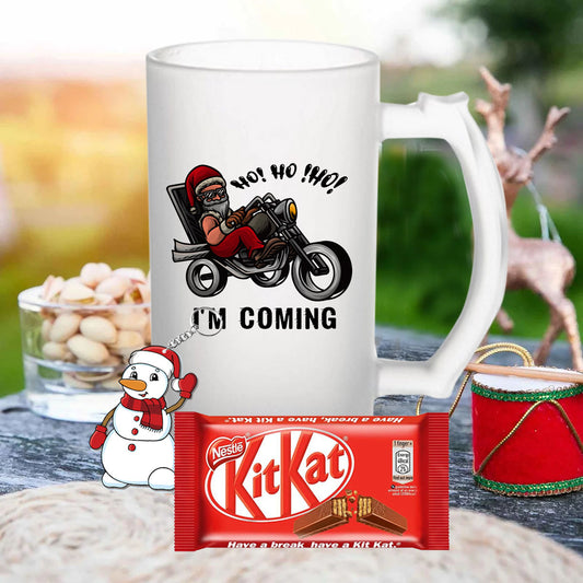 Chillaao Ho Ho I m Coming Beer Mug