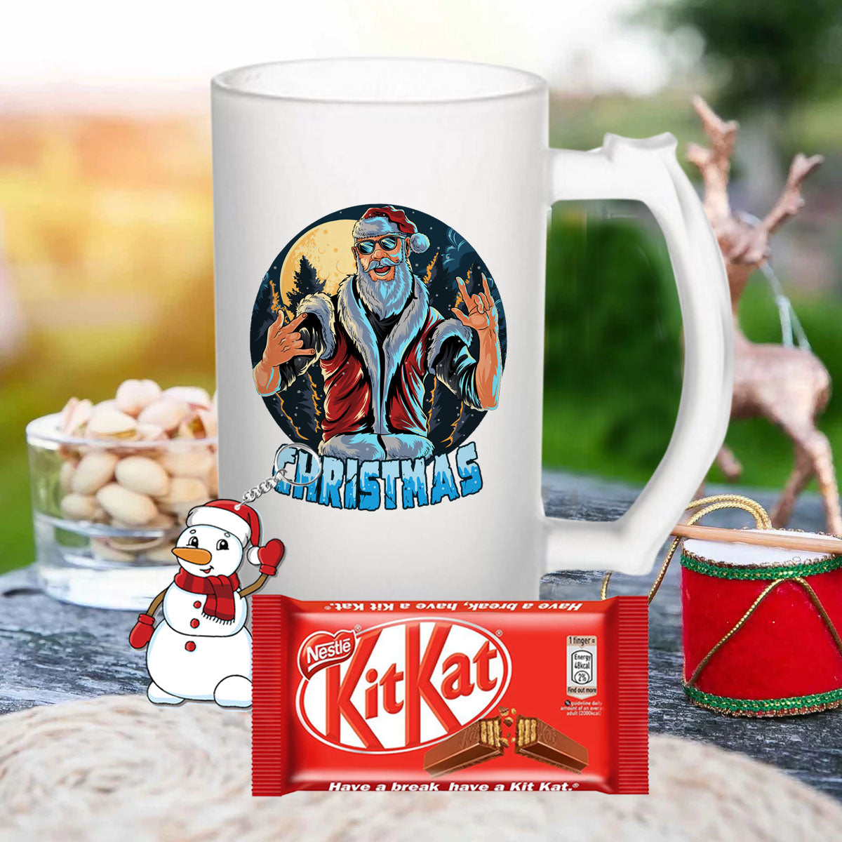 Chillaao Yo Christmas Santa Beer Mug