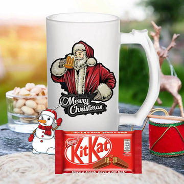 Chillaao Santa Drink Beer Beer Mug