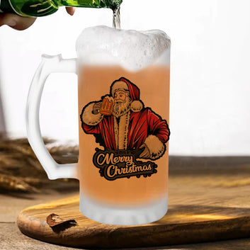 Chillaao Santa Drink Beer Beer Mug