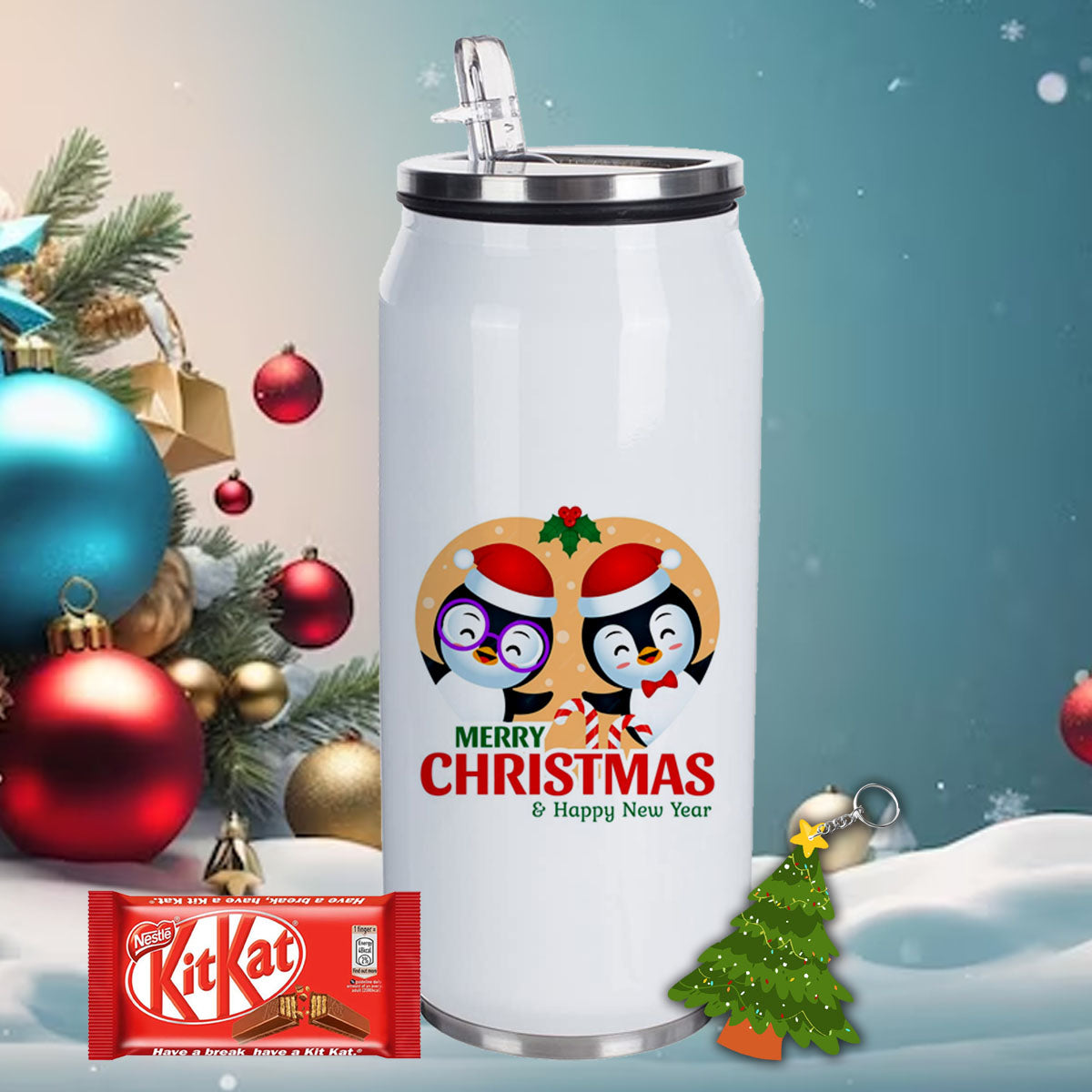 Chillaao Merry Christmas And Happy New Year  Coke Can