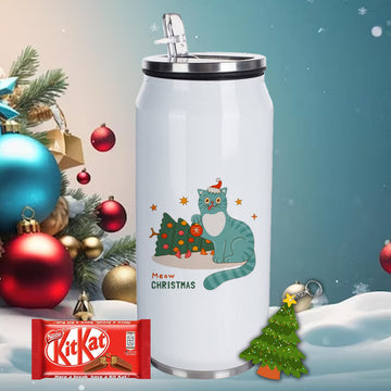 Chillaao Meowy Christmas Coke Can