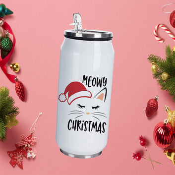 Chillaao Meowy Christmas Coke Can