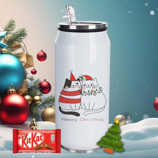 Chillaao Meowy Christmas Coke Can