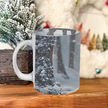 Chillaao Wild Reindeer with nature Frosted Mug