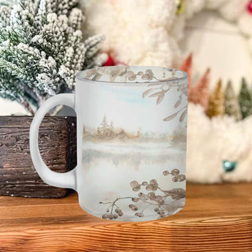 Chillaao Vintage Reindeer Couple Frosted Mug