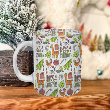 Chillaao Have a Merry Christmas Frosted Mug