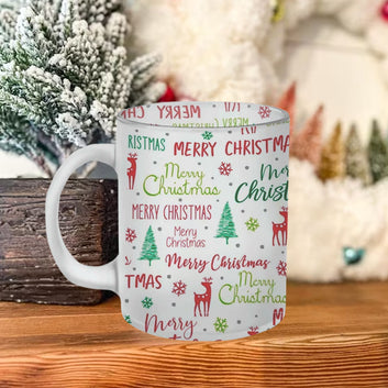 Chillaao Have a Merry Christmas Frosted Mug