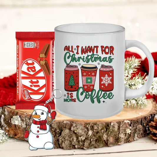 Chillaao All I Want For Christmas Frosted Mug