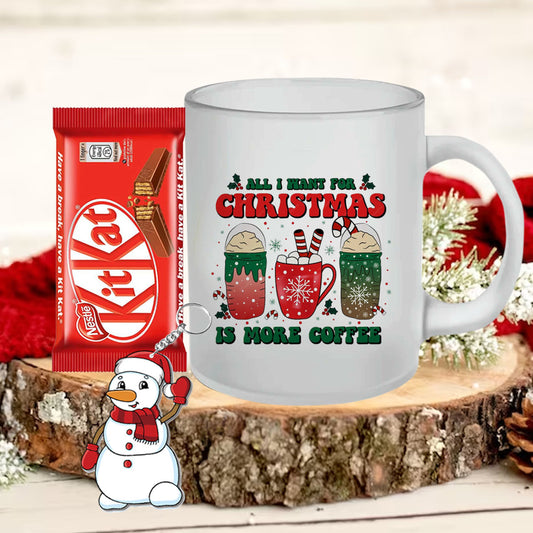 Chillaao All I Want For Christmas Frosted Mug
