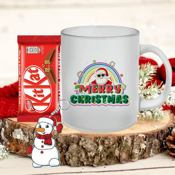 Chillaao Merry Christmas   Frosted Mug