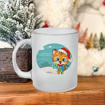 Chillaao Merry Christmas   Frosted Mug