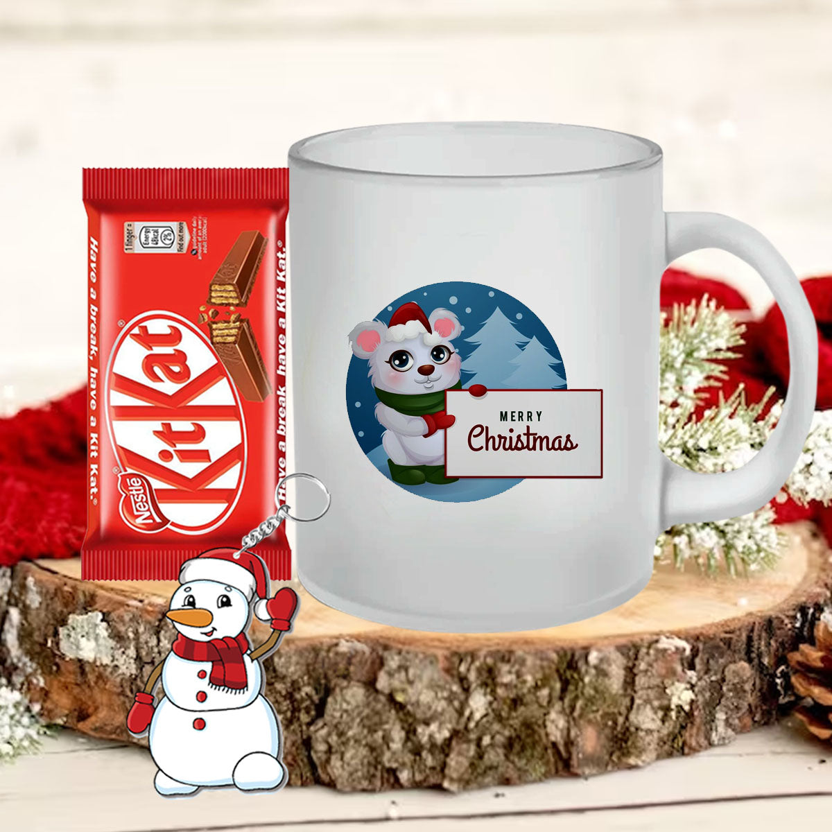 Chillaao Merry Christmas   Frosted Mug