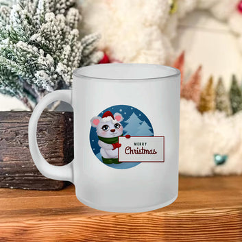 Chillaao Merry Christmas   Frosted Mug